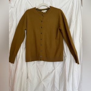 Boden 100% cashmere crew neck cardigan. Front buttons to neck.  Size 8